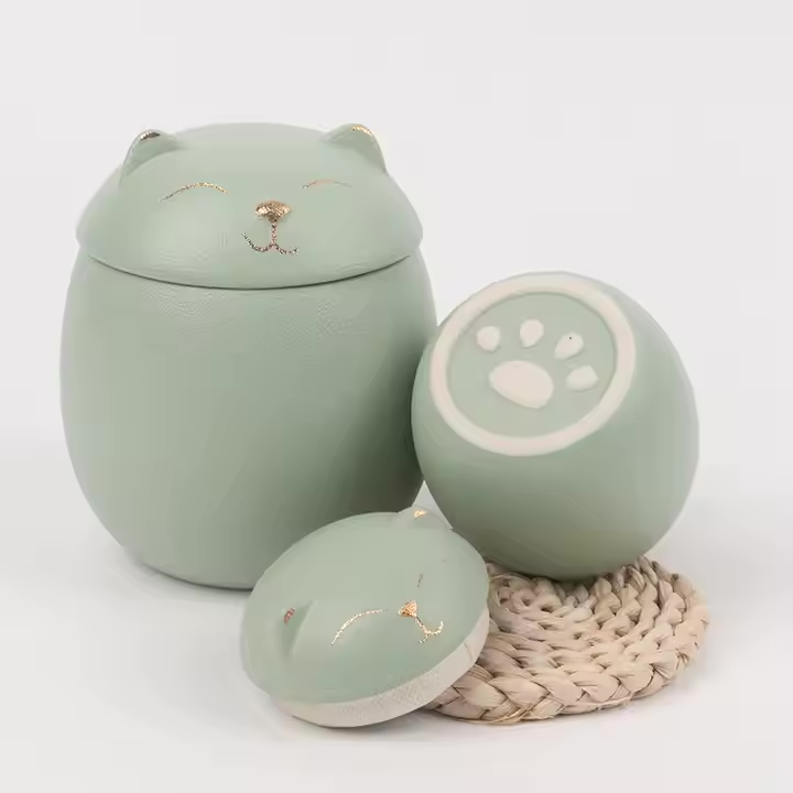 Cat Shaped Pet Urn