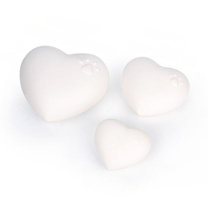 Heartform Ceramic Urn