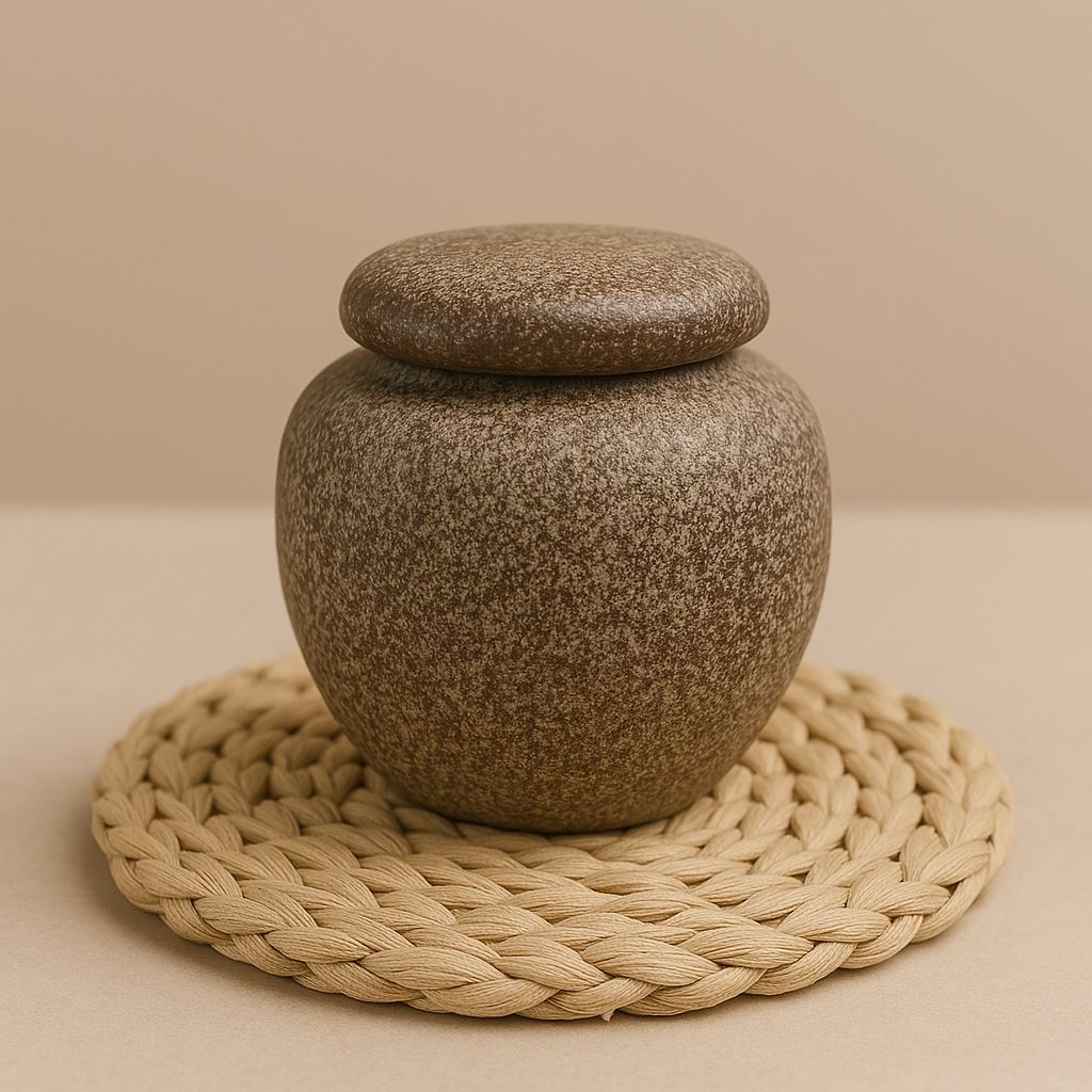 Glazed Ceramic Pet Urn