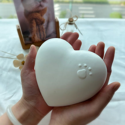 Heartform Ceramic Urn