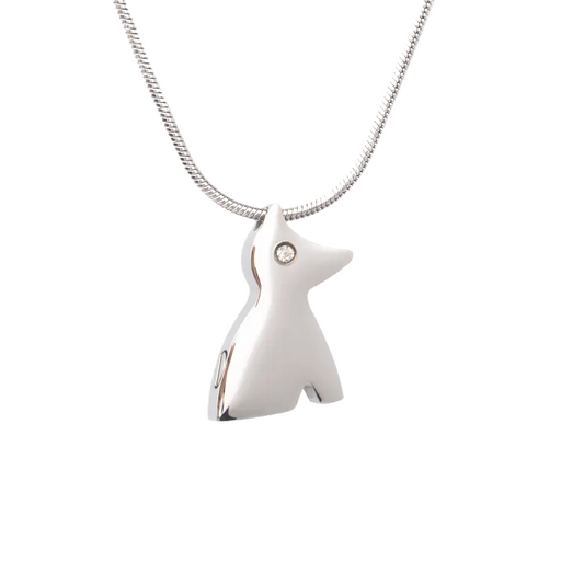 Dog Shaped Pendant Necklace