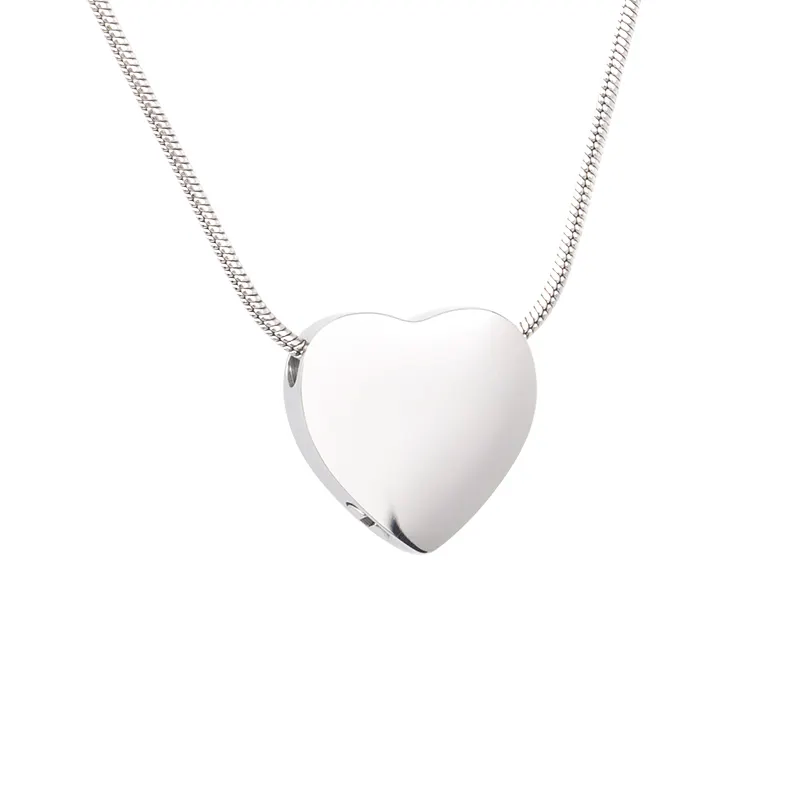 Silver Heart Pendant Necklace