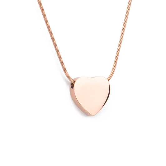 Gold Plated Heart Pendant Necklace