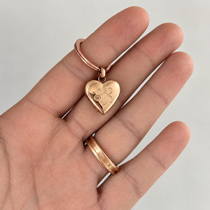 Heart Memorial Keychain