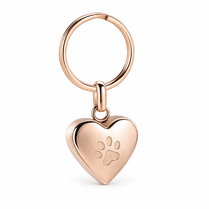 Heart Memorial Keychain