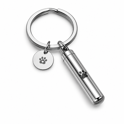Slim Cylinder Memorial Keychain